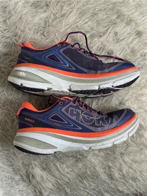 Hoka One One Purple/Orange Women's Running Shoes Size US W 9.5 thumbnail 7