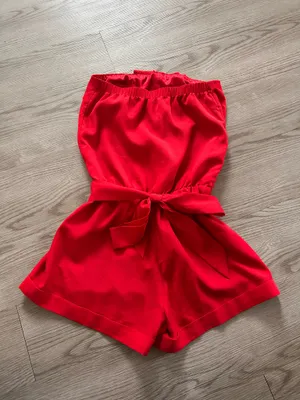 Express Romper Red XS thumbnail 3