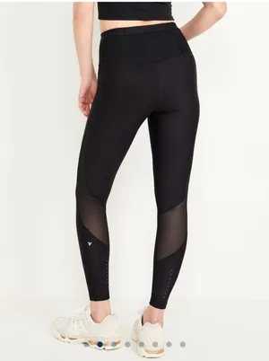 Old Navy High-Waisted PowerSoft 7/8 Leggings Size Small thumbnail 2