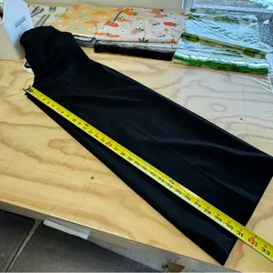 NWT OAK + FORT Women’s Wide Leg Contemporary Minimalist Trouser Pants Black Sz 2 thumbnail 11