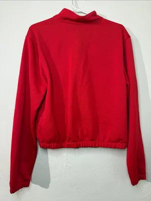 Nike Atlanta Braves Cooperstown Collection Quarter Zip Pullover Red M thumbnail 3