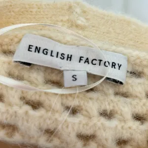 English Factory Cream Open Knit Cardigan thumbnail 7