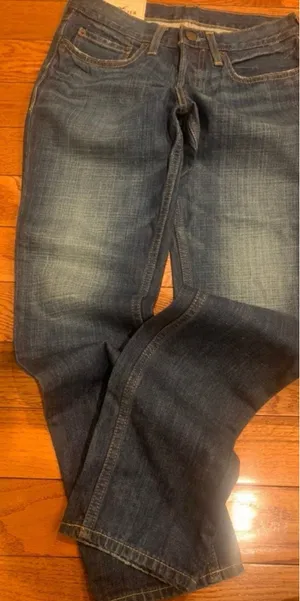 Classic Hollister Slim Straight button-fly medium wash Jeans | W28 x L30 thumbnail 1