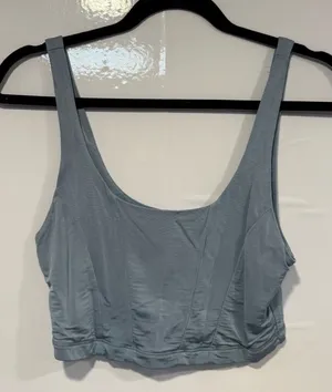 Blue corset style free people bra tank‎ thumbnail 1