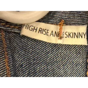 Rag & Bone High Rise Ankle Skinny Jeans Dark Wash Raw Step Hem Size 26‎ Modern thumbnail 5