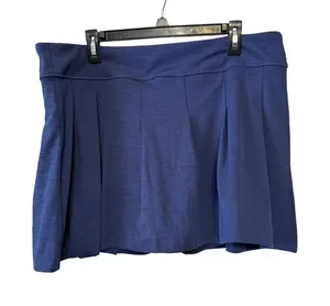 Lands'‎ End Navy Tennis Skort Women's 18 thumbnail 1