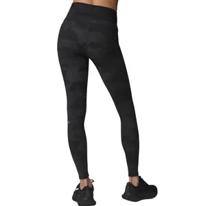 alo Yoga High-Waist Camo Vapor Legging Black Camouflage, Size S, New Without Tag thumbnail 3