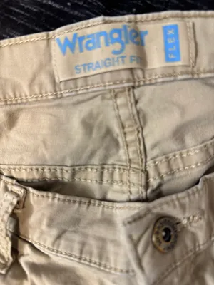 Wrangler Khaki straight fit jeans thumbnail 3