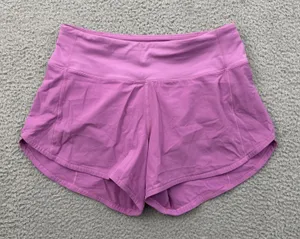 Lululemon Speed Up Shorts Mid Rise 4" Magenta Glow Purple Athletic Women's 4 thumbnail 1