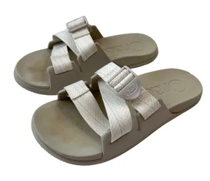 Chaco Z/Cloud Sandals Slides Adjustable Straps Beige Casual‎ Comfort Womens W6 thumbnail 1