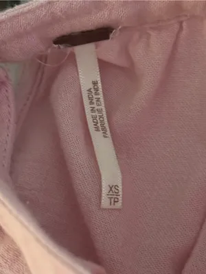 Free People The Only One Mini Dress in Light Pink thumbnail 4