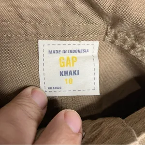Gap khaki retro‎ style shorts size 10 thumbnail 3