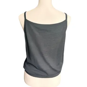 St. John Womens Black Wool‎ Blend Sequin Fringe Knit Camisole Top Size M thumbnail 3