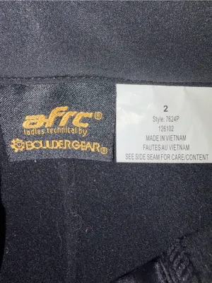 afrc Boulder Gear ladies technical softshell black snow ski pants Sz 2 thumbnail 5