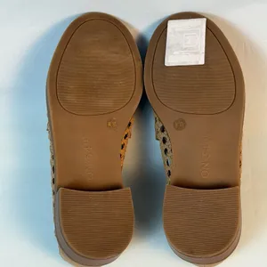 On‎ 34th Size-6M Women's Blaiya Tan Loafers Flats Shoes Woven thumbnail 7