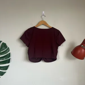 Aerie Offline Real Me Ruched Crop Top thumbnail 7