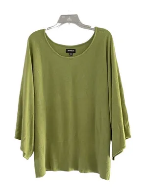 Avenue Ribbed Dolman Sleeve Sweater New with Tags Size 26/28 Green thumbnail 1
