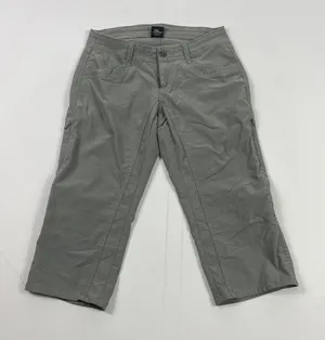 KUHL Pants Womens 2 Gray Cropped Hiking Outdoor Trail Stretch Nylon 6236‎ 19S thumbnail 1