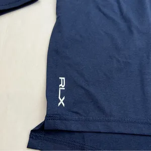 RLX Ralph Lauren Lux Carbon Spring Navy Heather Womens Golf Hoodie Size XS‎ NEW thumbnail 3