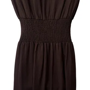Joie Linen Blend Chocolate Brown‎ Zip-Front Midi Dress Quiet Luxury Old Money M thumbnail 7