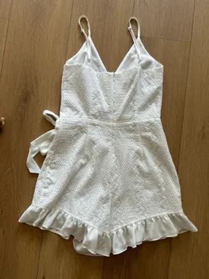 Sugarlips Ivory Lace Romper thumbnail 4