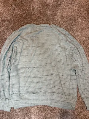Free People Top Waffle Knit Long Sleeve thumbnail 5
