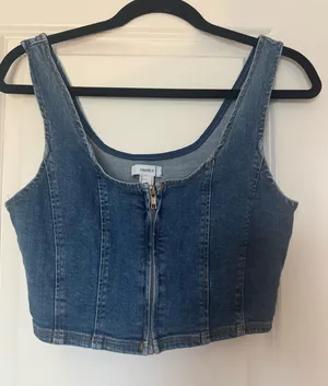 Forever 21 Denim Vest Top thumbnail 1