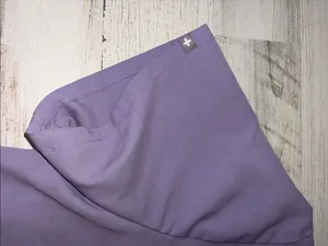 Figs Women's V-Neck Scrub Top in Lavender Size XL thumbnail 3