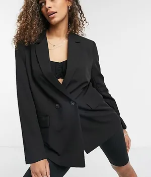 ✨Bershka Oversized Black Sz XS Blazer✨ thumbnail 1