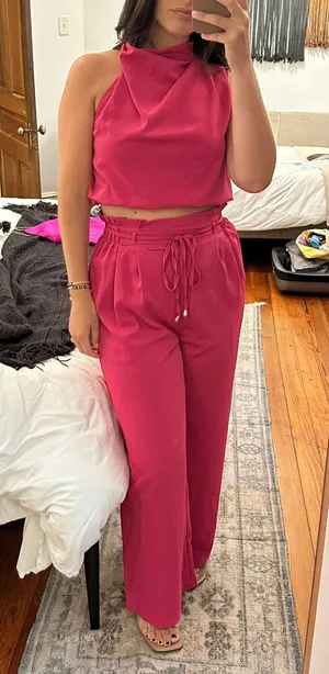 Summer Satin Set Pink Size M thumbnail 1