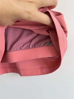 Lululemon Size 4 Align High-Neck Coral Tank Top Light Support Cropped Bra thumbnail 5
