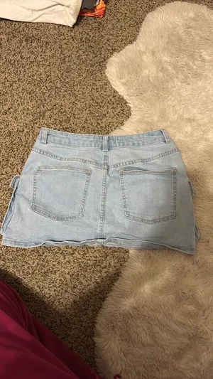 denim mini skirt love tree denim thumbnail 2