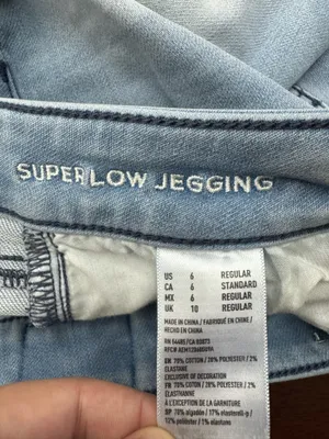 American Eagle 360 Super Stretch Super Soft X4 Super Low Jeggings Size 6 thumbnail 8