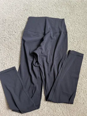 aerie Black High-Waist V-Seam Leggings thumbnail 2