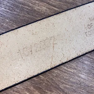 Genuine leather size 18 boho engraved belt thumbnail 3
