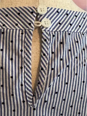 Court & Rowe Striped and Polka Dot Short Sleeve Blouse thumbnail 3