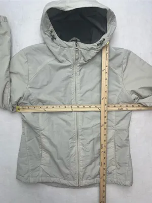 Eddie Bauer Womens Gray Hooded Thermore Insulated Fleece Lined Jacket Small thumbnail 13
