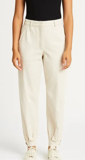 Aritzia Wilfred Lightweight Barrel Jogger Linen Blend Pants thumbnail 1