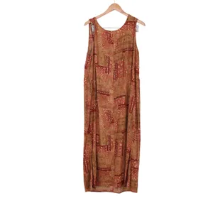 R&K Originals Dress Set Women 16W Russet Crochet Cardigan Maxi NEW thumbnail 4