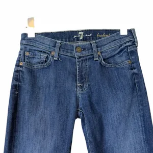 7 For All Mankind Women’s Bootcut Jeans Size 26 Medium Wash Low Rise Made in US thumbnail 5