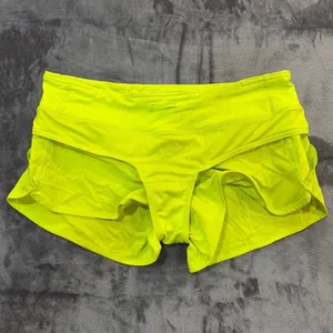 Lululemon Speed Up Low-Rise Lined Shorts Womens Neon Yellow W7AEVS 8 thumbnail 6