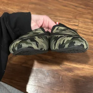 Birdies Blackbird Flat Loafer Shoe Camo Green Point Knit Size 9 thumbnail 7