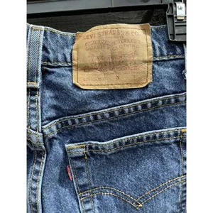 Vintage Levi's 550 Jeans Relaxed Fit Tapered Leg Junior's Size 11 M HIGH RISE thumbnail 6