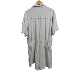 Good American Women's White Terry Mini Short-Sleeve Romper Size 4‎ GSW0230 NWT thumbnail 4