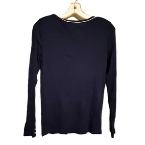 Lauren Ralph Lauren Boat Neck Ribbed Top thumbnail 3