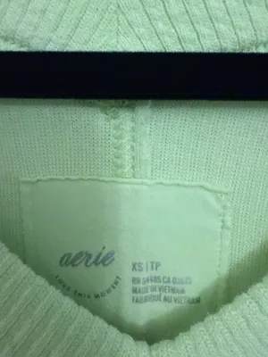 Lime Green Aerie Oversized Sweater thumbnail 7