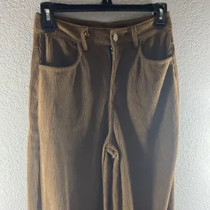Yesstyle Dark Chocolate Brown Wide Leg Corduroy Pants thumbnail 4