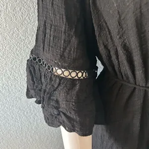 SeaFolly Black Swim Coverup or summer Dress, size small, NWOT thumbnail 5