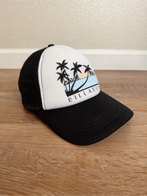 Billabong Across Waves Women's Snapback Trucker Cap Hat, OS thumbnail 5