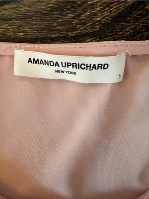 Amanda Uprichard Merris Top Women S Pink Excellent Puff Sleeve Blouse thumbnail 5
